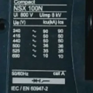 NSX100N Molded Case Circuit Breaker