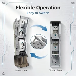 NT2 3P 400A Fuse Switch Disconnector 3 Pole Industrial Power Protection