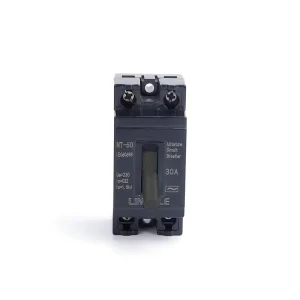 NT50-C Miniature Air Circuit Breaker 1.5KA Breaking Capacity AC 230V IP20 Protection CE Certified Leakage/Short