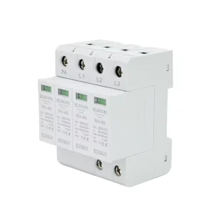 NV-40 T1+T2 CE Solar PV 40KA 2P 3P DC 500V-1500V PPT Material DPS Surge Protector Arrester