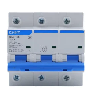 NXB 125 3P 100A D Curve MCB Miniature Circuit Breaker High Current DIN Rail