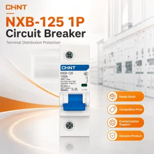 NXB 125 C Curve 1P 63A 80A 100A 125A MCCB Circuit Breaker