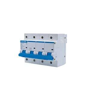 NXB-125 Miniature Circuit Breaker (MCB) 4P BCD Curve C 125A 400VAC 10kA Breaking Capacity LSI Protection Industrial 50Hz