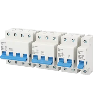 NXB-63 Ac Dc Type 1P 2p 3P 4P 6A 10A 16A 20amp 25A 32A 40A 63amp Mini Circuit Breakers