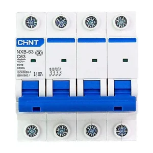 NXB 63 Small Circuit Breaker 10A 16A 20A 32A 63A Electrical Air Switch 1P 2P 3P 4P