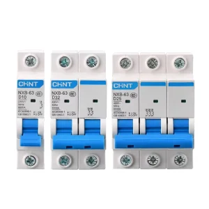 NXB 63C Household Small Circuit Breaker Air Switch Flame Retardant Short Circuit Overload Protector 1P