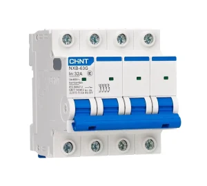 NXB Series MCB Miniature Circuit Breaker 1A to 63A 1P to 4P C D Instant Trip