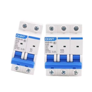 NXB63 D10 D25 1P 2P 3P 32A 40A 63A Circuit Breaker Disjoncteur Air Switch