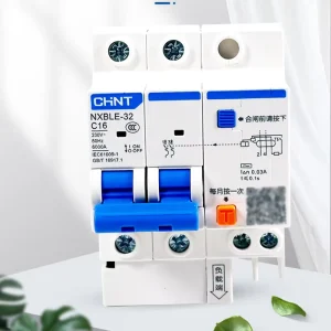 NXBLE 32 Mini Circuit Breaker 1P+N 2P C20 30mA 6kA RCBO 3P4P 300 MA Residual Current Circuit Breaker
