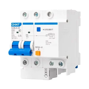NXBLE 63 Air Circuit Breaker Leakage Protection Household 1P+N/2P/3P/3P+N/4P 32A 63A C TYPE 230V 30mA Made in China
