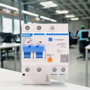NXBLE 63 Series RCBO Circuit Breaker Mini Residual Current Protective Operation 1P+N 2P 3P 4P 6A to 63A Range