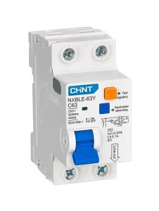 NXBLE 63Y 1P+N Type a RCBO 30mA 6kA Copper Rail Mounting for Residential Electrical Panels