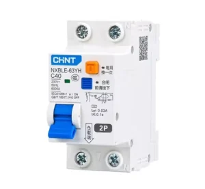 NXBLE-63Y Industrial Plastic RCBO 3P 6kA Magnetic Type Din Rail Mount Residual Current Operated Circuit Breakers