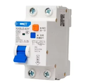 NXBLE 63Yh RCBO 1P+N C 16A 30mA 10mA 6A 10A 16A 20A 25A 32A 40A 50A 63A 0.01A 0.03A Residual Current Operation Circuit Breaker
