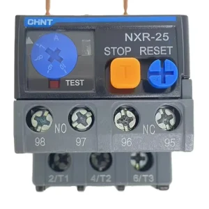 NXR series thermal overload relays product models NXR 25 1 1.6A NXR 25 1.6 2.5A NXR 25 2.5 4A NXR 25 7 10A