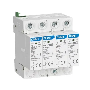 NXU Industrial Surge Protection Device T1+T2 Type 2P 385V 50kA SPD