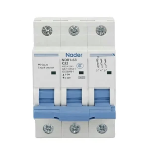 Nader Shanghai Liangxin Miniature Circuit Breaker NDB1 63 1P2P3P4P Micro-break Home Switch with Short Circuit Protection