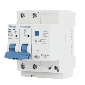 Nader Shanghai Liangxin NDB1LE-63 Type 2P Leakage Protector Air Switch Circuit Breaker Household Master Valve 50/60Hz
