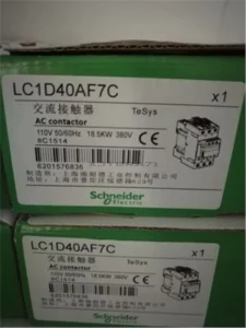 New 110Vac Contactor LC1D40F7C LC1D40F7C