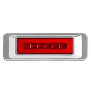New 12 24V Red LED Truck Side Marker Lamp with Waterproof Driving Break Indicator