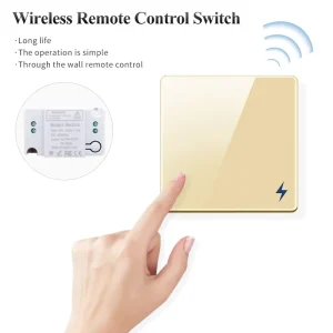 New 433Mhz AC 110 220V Electric Smart Remote Control Wireless Wall Switches Controller