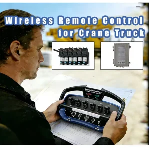 New Arrivals 6 Joysticks Industry Remote Control for Crane Wireless 12V 24V Hydraulic Radio Crane Remote Control IP68 Waterproof