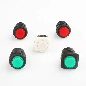New Design 1A 250V 16mm Single Pole Self Locking 2 Pin Push Button Switch Led Push Buttons Switch With Custom Logo