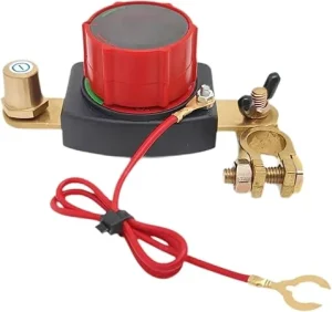 New Digital Copper Waterproof 12 24V 5 60A 2 Pole Battery Disconnect Switch with Voltmeter Display RV Car Auto Boat Marine