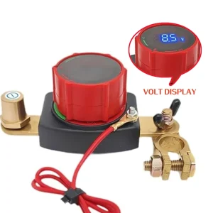 New Digital Voltmeter Display 12V 24V 5 60A 2 Pole Battery Disconnect Switch with Copper Terminals for RV Auto Boat Marine