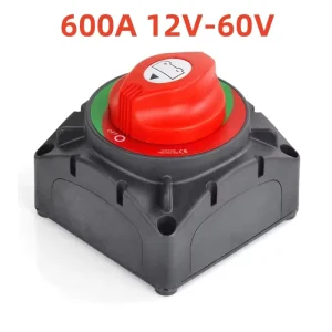New HM Heavy Duty Auto Battery Disconnect Switch 600A 48V Marine & Car Boat Use for Cutting Power