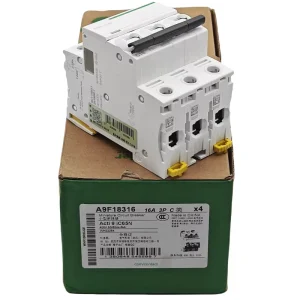 New Original Acti9 Series Ic65N 3P C 16A A9F18316 MCB 6kA Breaking Capacity Rail Mounting