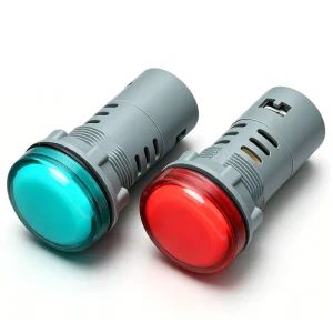 New Type AD22 Series Indicator Lamp Waterproof signal Light Red Green Yellow Blue White LED Higher Light Indicator Light