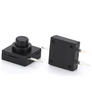 New Type Push Button Micro Switch LED 250V IP53 4A High Performance 1NO1NC Black Red