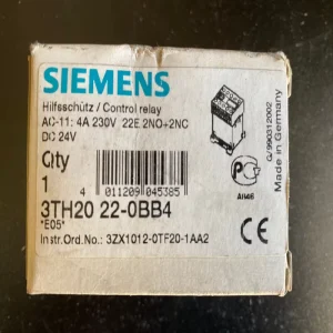 New and Original Auxiliary Contactor 3TH20220BB4 NEW amp ORIGINAL PACKAGING Stock in Warehouse