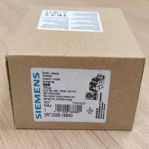 New and Original Power Contactor AC3eAC3 38A 185kW400V 3 Pole 3RT20281BB40 Stock in Warehouse