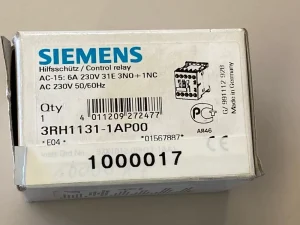New and Original Siri Auxiliary Contactor 3RH11311AP00 230V AC 3S 1 Nip Stock in Warehouse