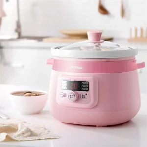 OEM Baby Slow Cooker Electric Crock Pot Stew Pot Slow Cooker With Ceramic Liner 110V 220V Automatic Health Mini Soup Maker