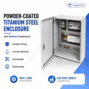 OEM Custom Low Voltage Distribution Box with Titanium Steel Enclosure Siemens Breakers for Industrial Power Distribution