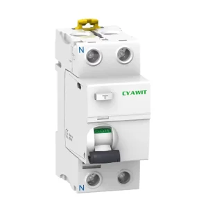 OEM IID RCCB 2P 4Poles 10-300mA Residual Current Li Protection PA66 Copper Rail Mounting 220/380V BCD Curve C Industrial
