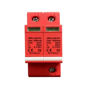 OEM Manufacturer SPD Surge Protection Device Lightning Protection Solar System Industrial Copper Plastic Factory