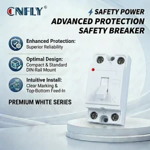 OEM Manufactures NT50 Mini Circuit Breaker 240V White Colors Model With Light