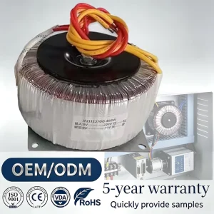 OEM ODM 220v 230v to 110V 80 60 50 45 14 12 0 12v 14v 45v 50v 60v 80v 60v AC to DC Step Down Toroidal Transformer