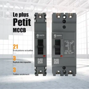 OEM ODM CEZC 15 100A 1P Over Voltage Protection MCCB Moulded Case Circuit Breakers 20 50kA Breaking Capacity 690V