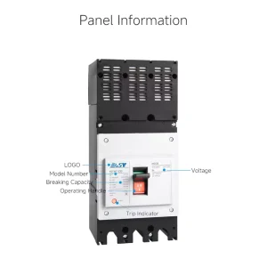 OEM ODM High Voltage Circuit Breaker 400A 500A 630A 1250A 3P YSTM7 100kA 690V Electronic Trip Unit