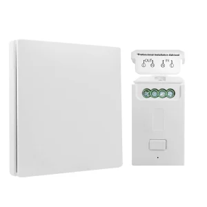 OEM ODM Kinetic Switch Wireless Remote Control 1 3 Gang Wall Switch Self Powered RF433 IP65 Waterproof No Battery No Zigbee