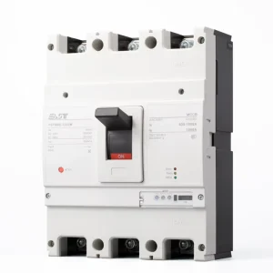 OEM ODM MCCB 3p 4p 50kA Breaking Capacity Electronic Trip Unit Plastic Double Adjustable Case Circuit Breaker