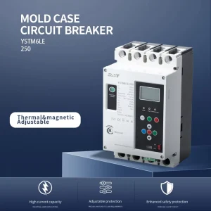 OEM ODM MCCB Residual Current Operated Circuit Breaker 800A 3P+N 4P YSTM6LE 800 Reclosing Smart Meter Control