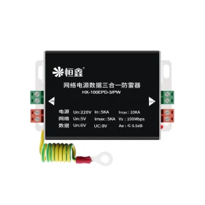 OEM ODM Network Surge Protector 10 100Mbps PoE Switch Metal Case Data Power Protection for IP Camera Wireless AP