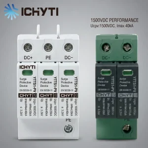 OEM Surge Protection Device 20kA-40kA 1000V Single Phase DC SPD