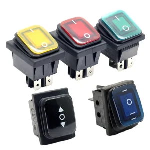 ON OFF KCD4 Waterproof Panel Switch Common Surface 20A 250V T105 Illuminated Rocker Switch